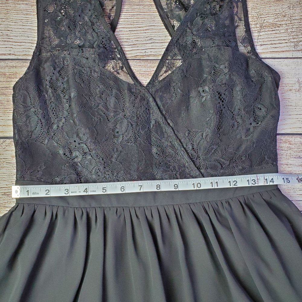 Lbd With Lace Top And Open Back - image 5